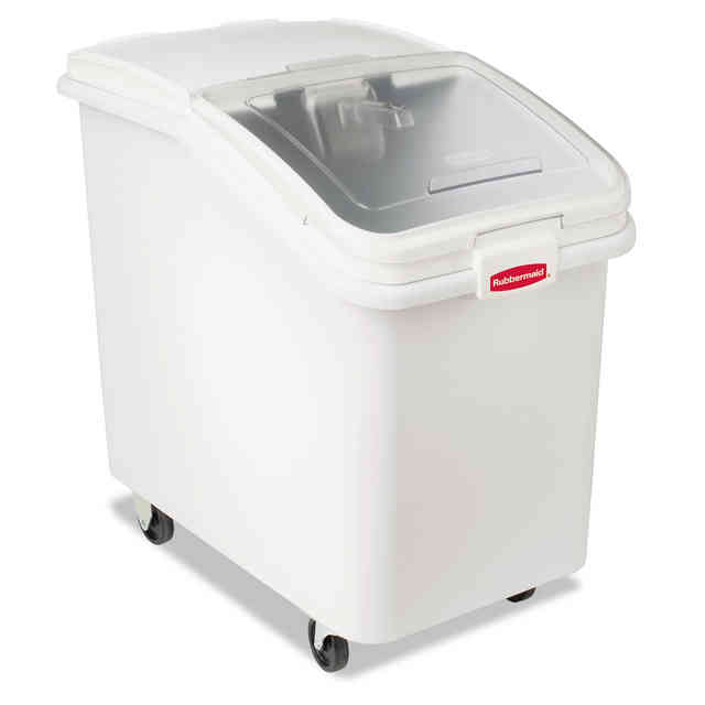 ProSave Mobile Ingredient Bin, 30.86 gal, 18 x 29.75 x 28, White, Plastic ProSave Mobile Ingredient Bin, 30.86 gal, 18 x 29.75 x 28, White, Plastic