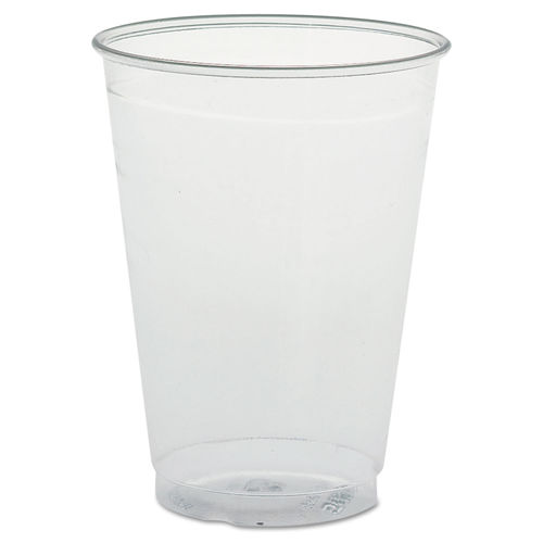 Choice 16 oz. Clear PET Plastic Cold Cup with Dome Lid - 50/Pack