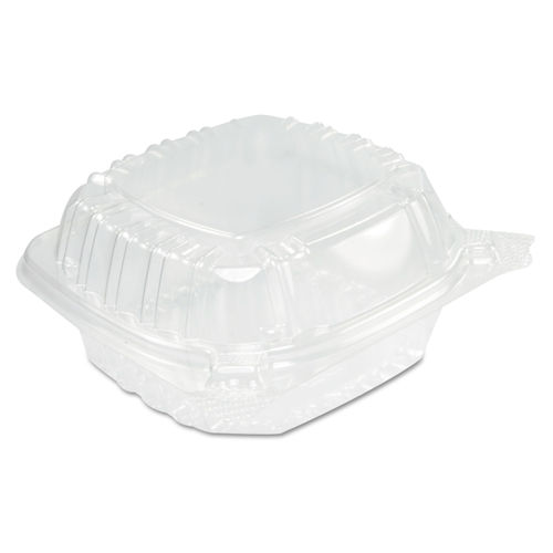 5oz Disposable Leak Proof Plastic Condiment Containers with Hinged