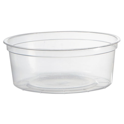 8 oz Plastic Deli Containers - 500 ct