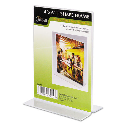 Clear Plastic Sign Holder by NuDell™ NUD38046Z