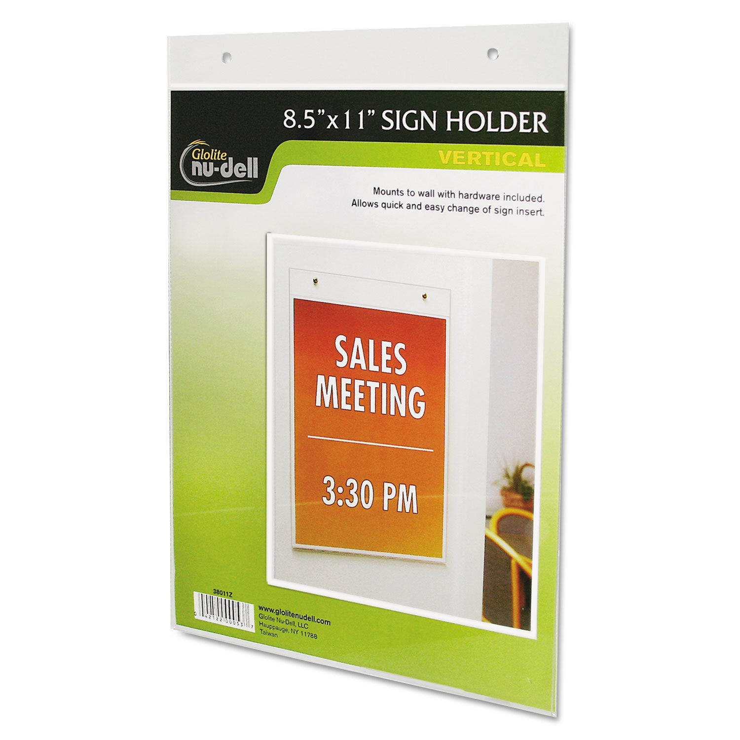 Acrylic Sign Holder 8.5 x 11 - Clear Frame Paper Holder with