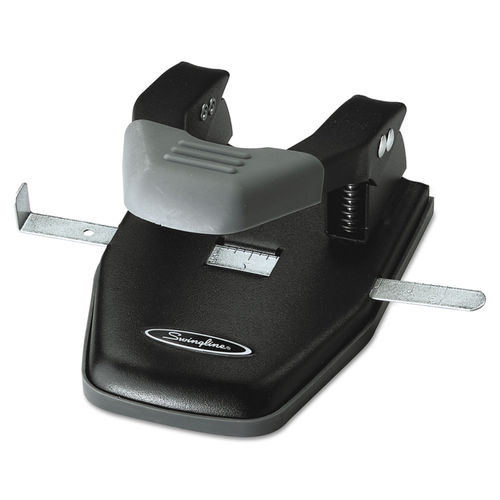 Swingline 28-Sheet Comfort Handle Steel Two-Hole Punch - SWI74050