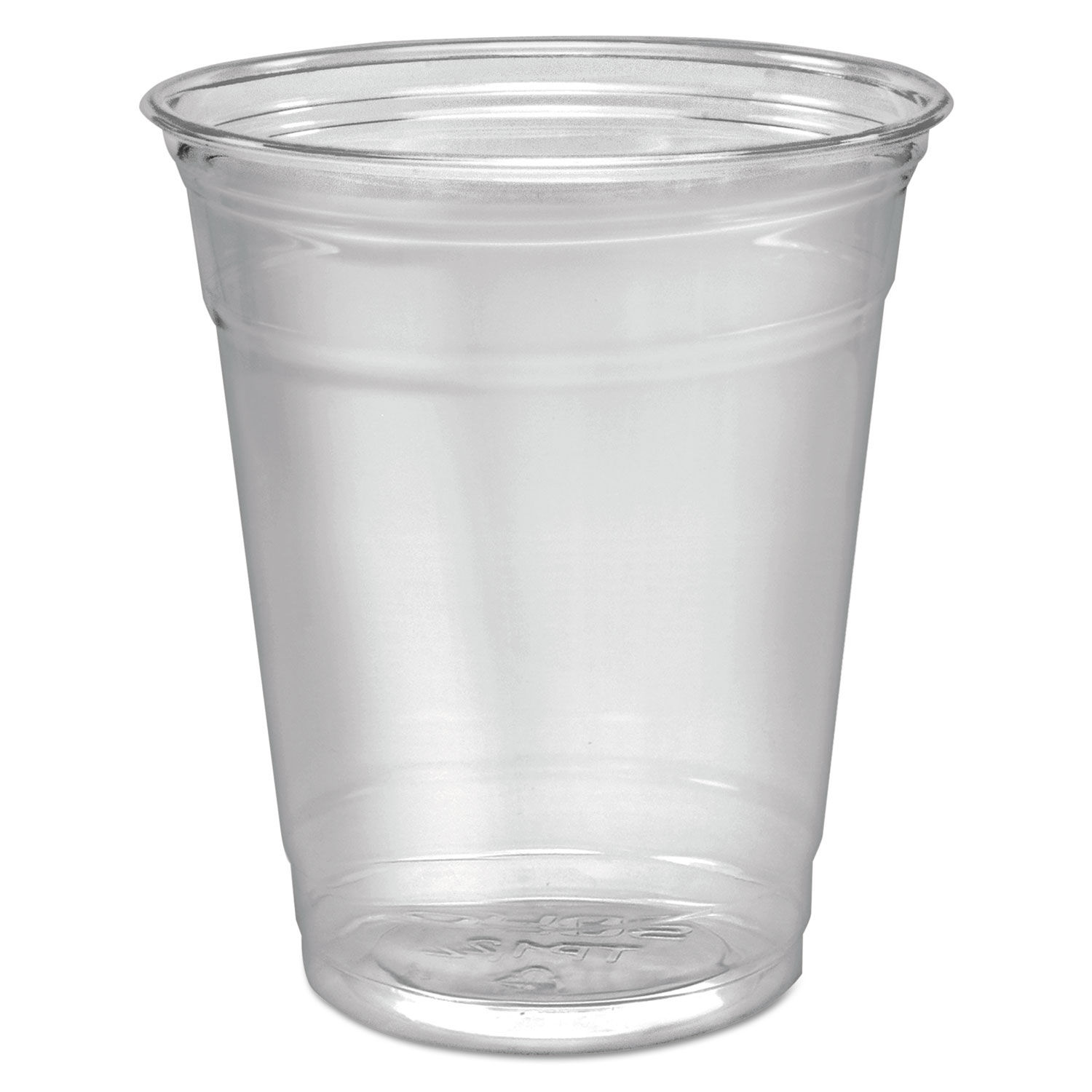 Choice 9 oz., 12 oz., 16 oz., 20 oz., 24 oz. Clear PET Flat Lid with No  Straw Slot - 50/Pack