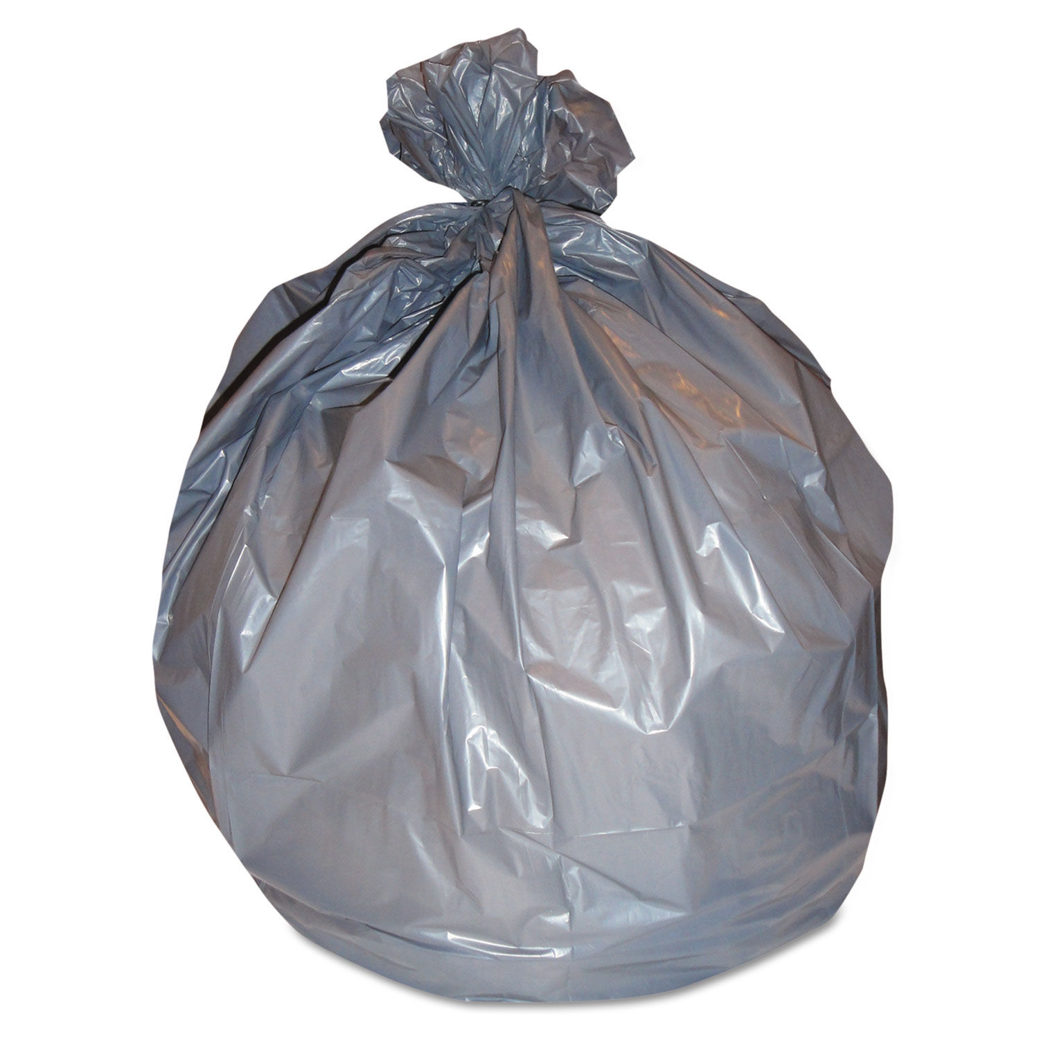 35 Gallon Garbage Bags, High Density: Black, 16 Micron, 33x40, 100 Bags.