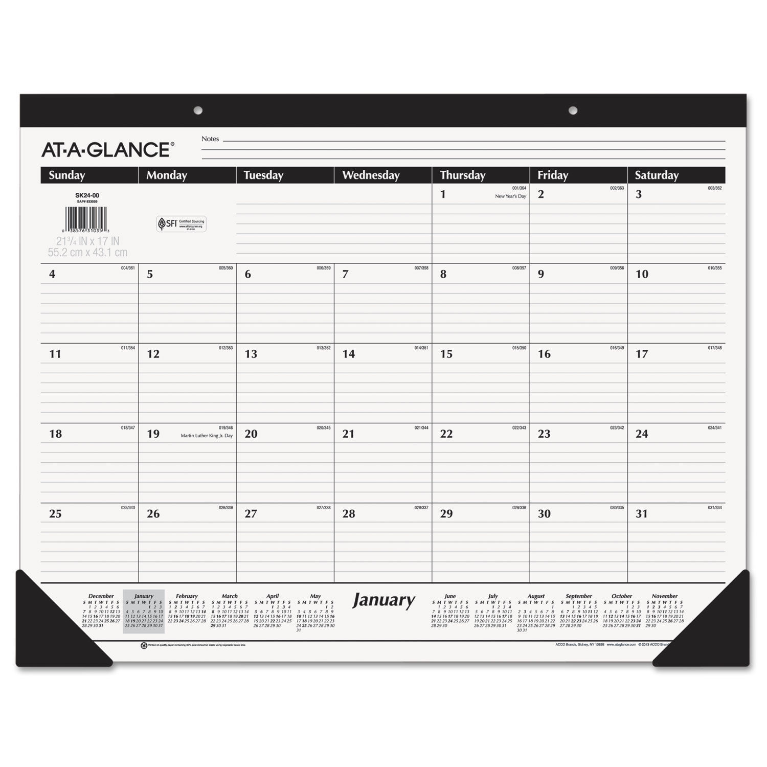 Dabney Lee For Blue Sky 2020 Monthly Desk Pad Calendar Ollie Two