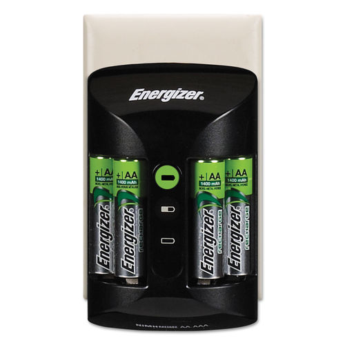 Chargeur de piles AA/AAA Energizer Recharge Pro CHPROWB4 avec 4 piles AA  NiMH