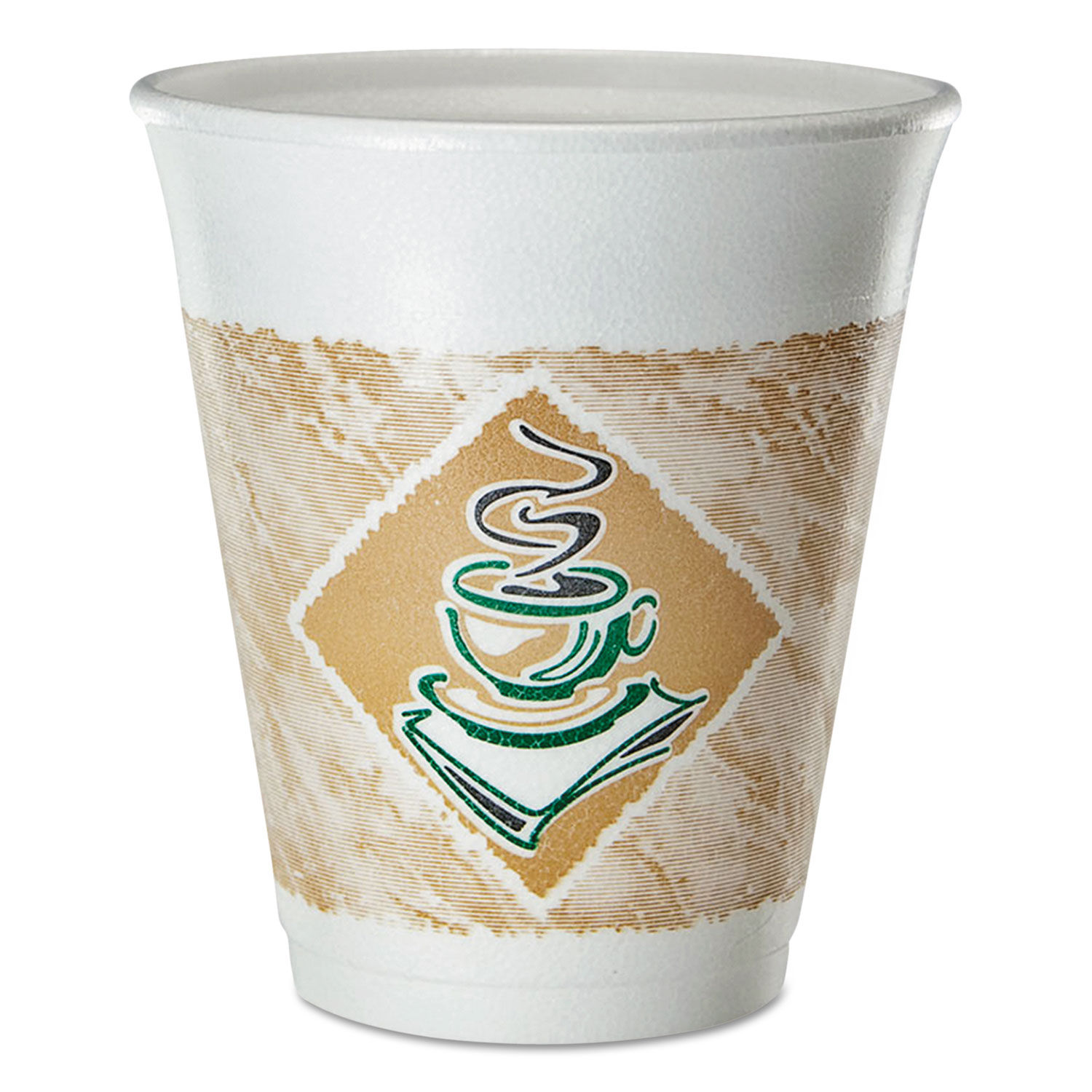 DART 8 Oz White Disposable Coffee Foam Cups Hot and Cold Drink Cup, 100  Count (Pack of 1)