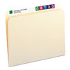 SMD10300 - Manila File Folders, Straight Tabs, Letter Size, 0.75" Expansion, Manila, 100/Box