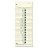 TOP1259 - Time Clock Cards, Replacement for M-33, One Side, 3.5 x 9, 500/Box