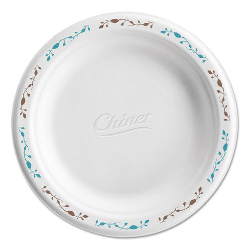 Chinet Round Paper Plate, White, 8.75 - 125 pack