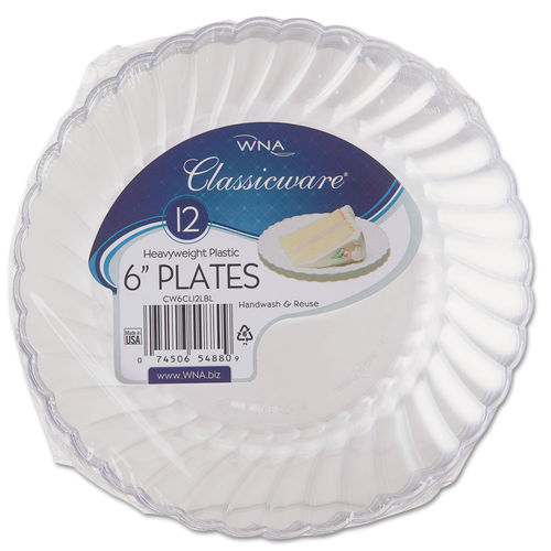 Classicware Plastic Plates by WNA WNARSCW61512PK