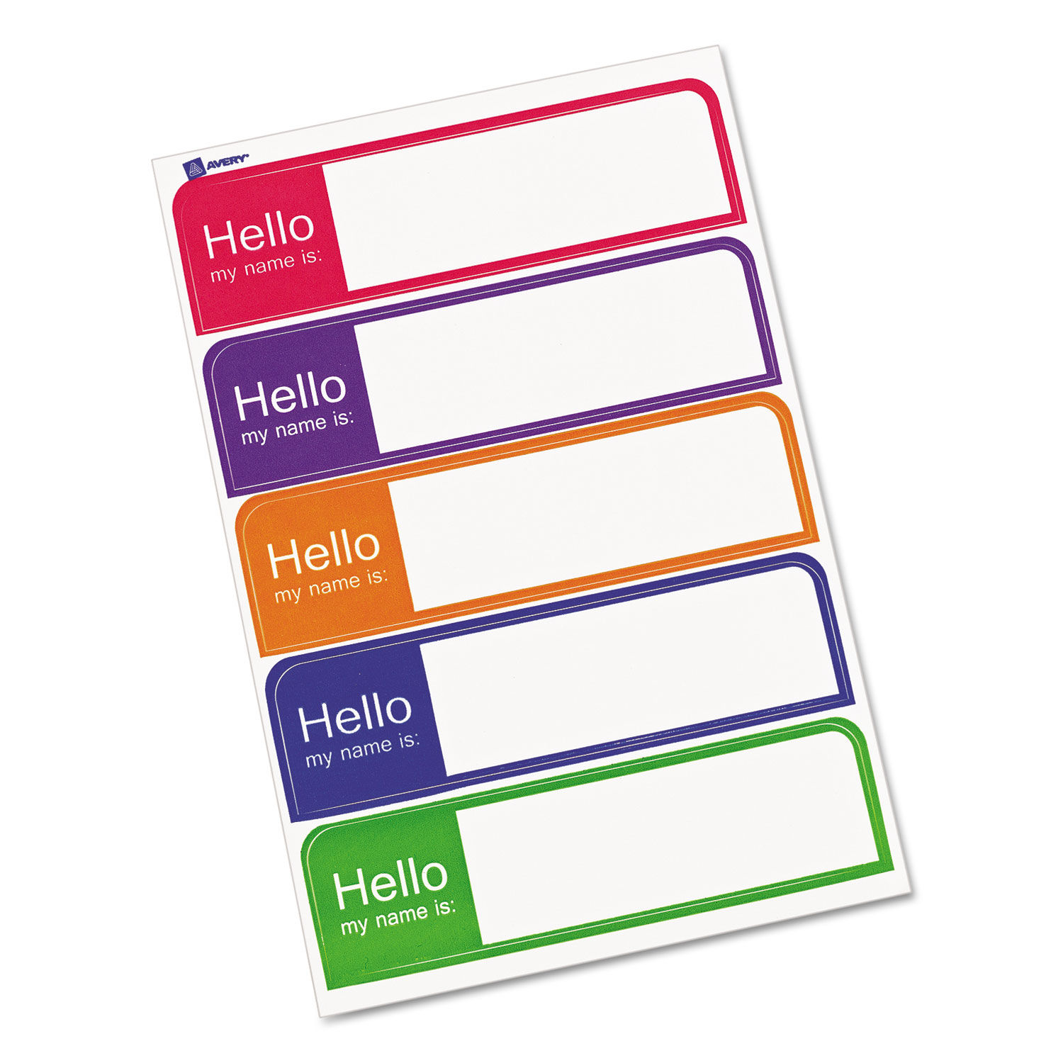 Flexible SelfAdhesive Mini Badge Labels by Avery® AVE5153