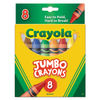 CYO520389 - Jumbo Crayons, Assorted Colors, 8/Box