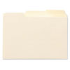 SMD56030 - Manila Card Guides, 1/3-Cut Top Tab, Blank, 4 x 6, Manila, 100/Box