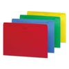 SMD75613 - Colored File Jackets with Reinforced Double-Ply Tab, Straight Tab, Letter Size, Assorted Colors, 100/Box