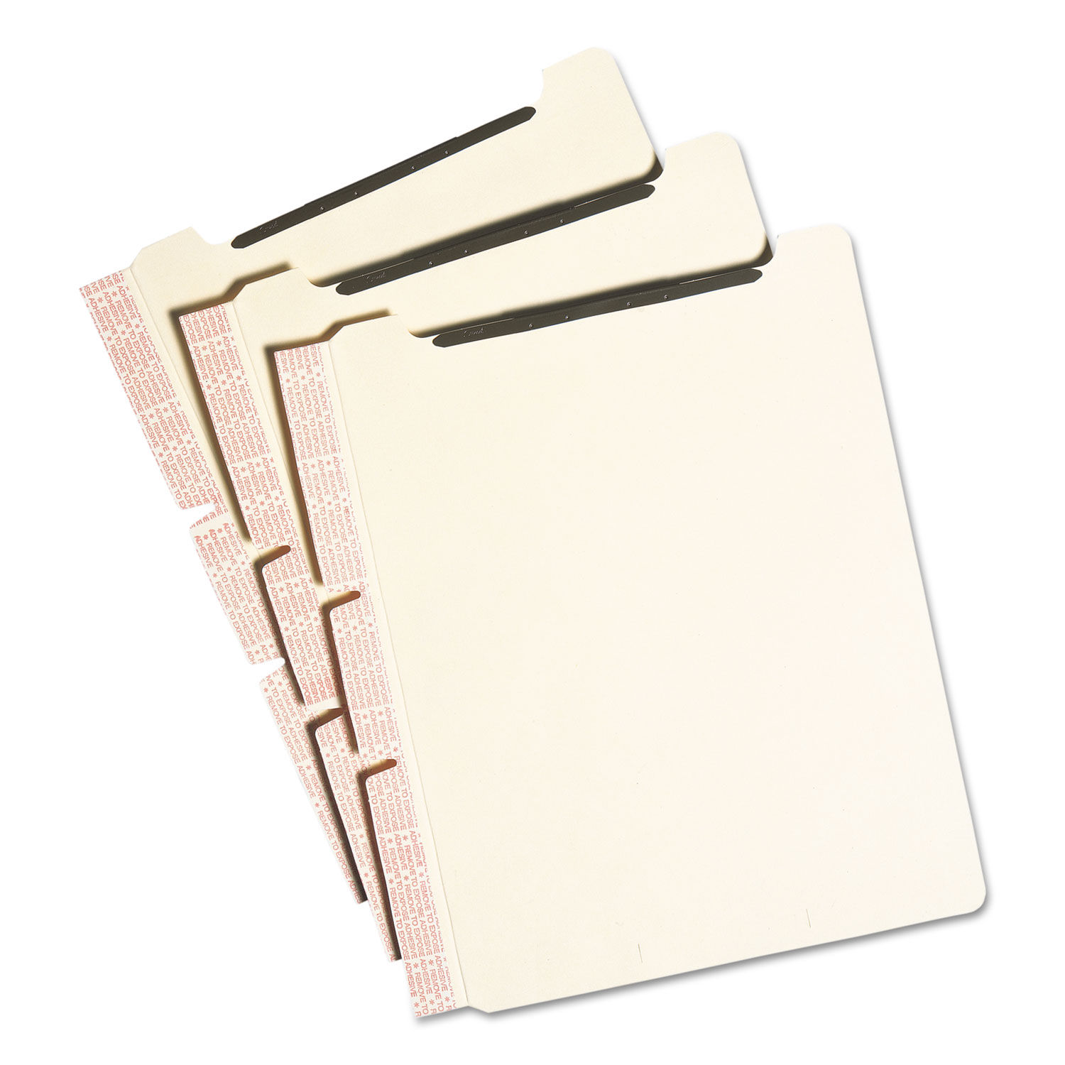 SelfAdhesive Folder Dividers with TwinProng Fasteners for Top/End Tab