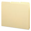 SMD50134 - Recycled Blank Top Tab File Guides, 1/3-Cut Top Tab, Blank, 8.5 x 11, Manila, 100/Box