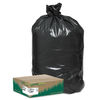 WBIRNW1TL80 - Linear Low Density Large Trash and Yard Bags, 33 gal, 0.9 mil, 32.5" x 40", Black, 80/Carton