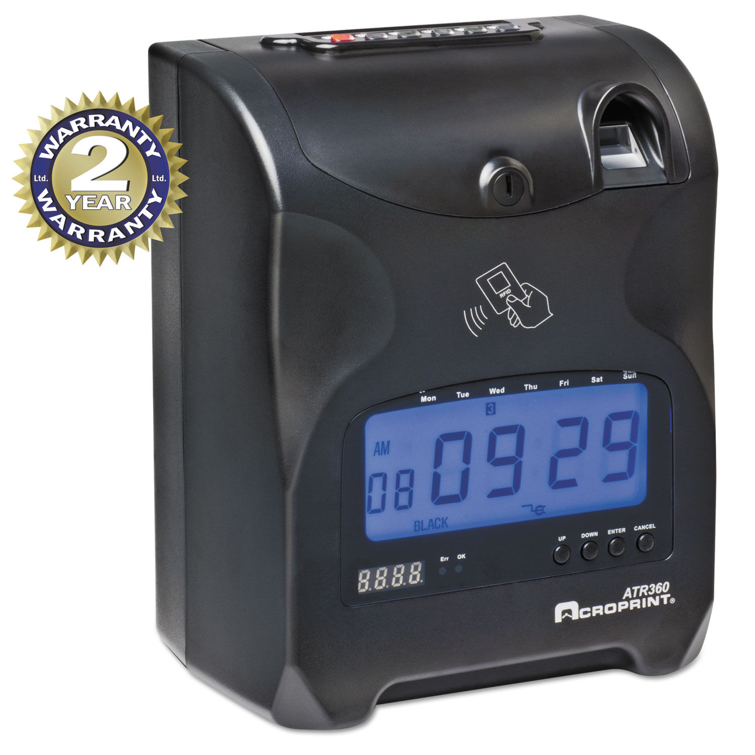 Biometric Fingerprint Time Clock by Acroprint® ACP010270000