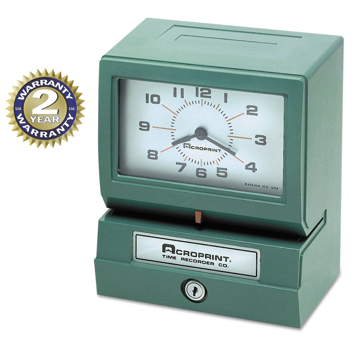 Model 150 Analog Automatic Print Time Clock with Month/Date/0-23 Hours