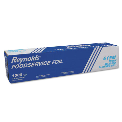 Reynolds Standard Aluminum Foil Roll 18 x 1000 ft Silver