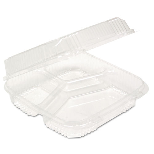 Clear Hinged Take-Out Containers - 20 oz