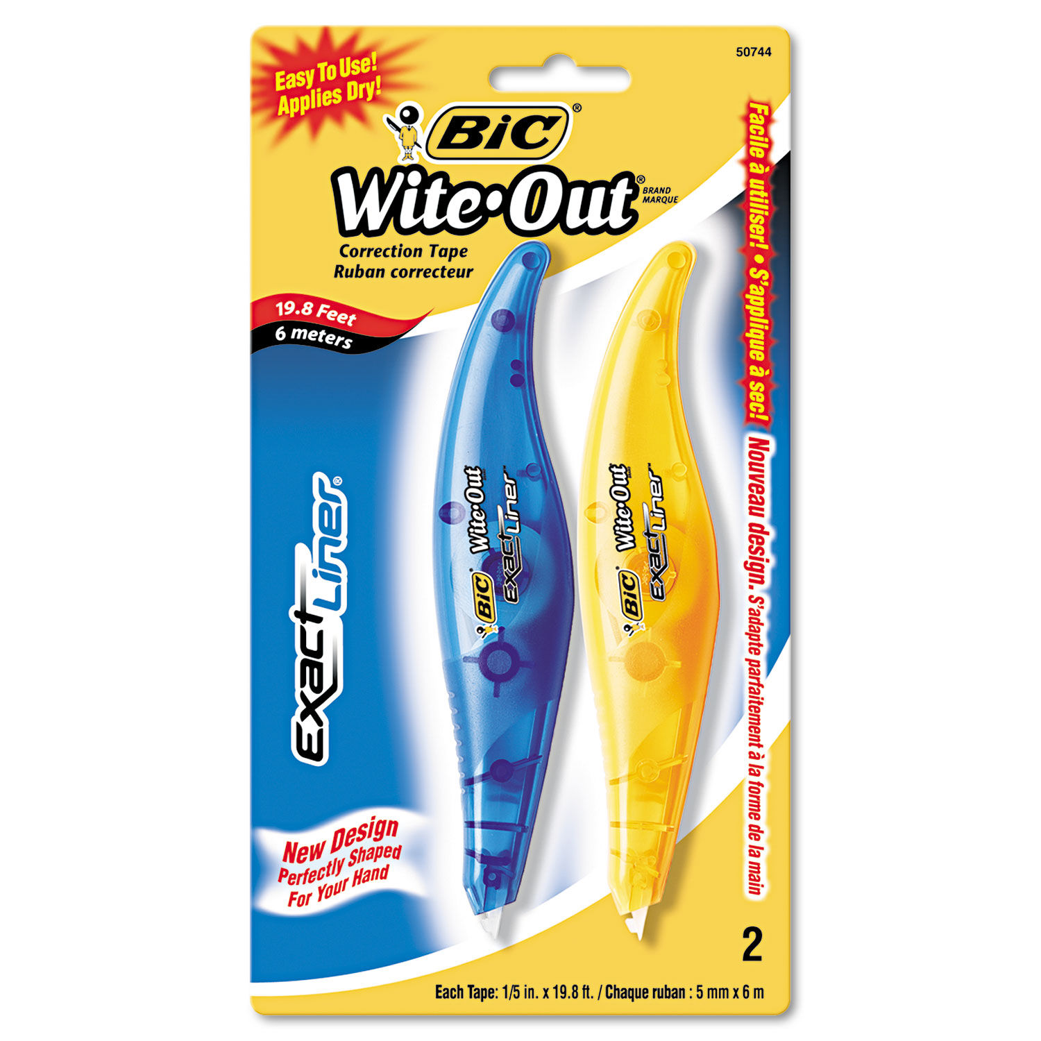 blue correction tape