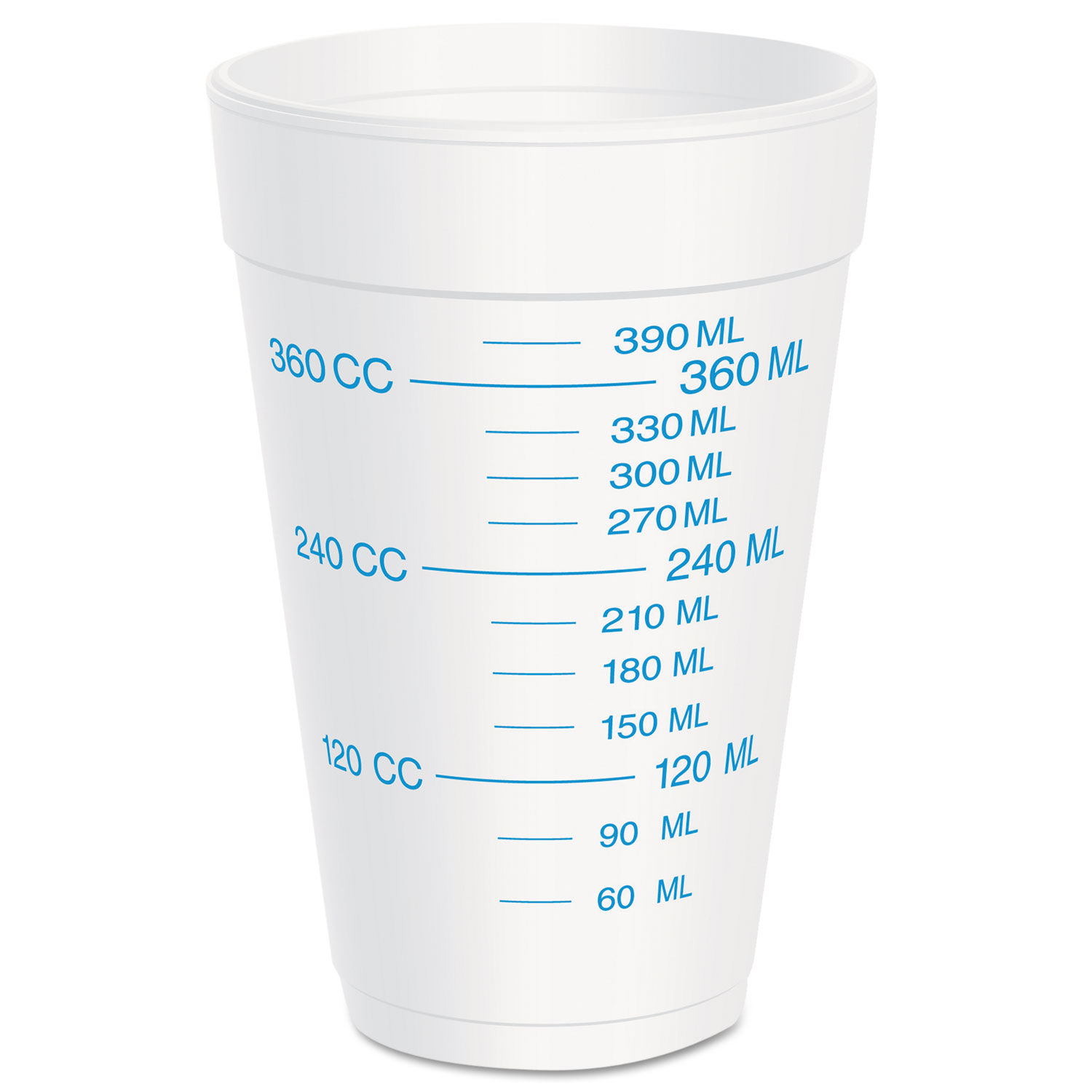 Graduated Foam Medical Cups by Dart® DCC16J16GRAD