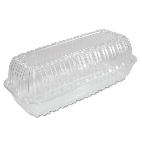 125-Pack) 6 x 6 x 3 Clear Hinged Lid Plastic Takeout To Go Box Container  New