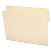 SMD24135 - Heavyweight Manila End Tab Folders, 9" High Front, 1/3-Cut Tabs: Top, Letter Size, 0.75" Expansion, Manila, 100/Box