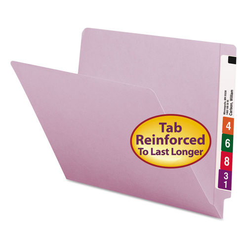 Shelf-Master Reinforced End Tab Colored Folders by Smead® SMD25410