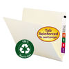 SMD24160 - 100% Recycled Manila End Tab Folders, Straight Tabs, Letter Size, 0.75" Expansion, Manila, 100/Box