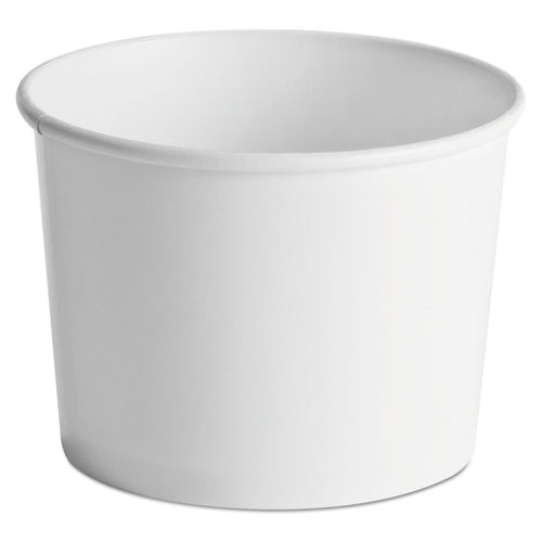 10oz White Compostable Paper Takeout Containers