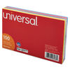 UNV47236 - Index Cards, Ruled, 4 x 6, Assorted, 100/Pack