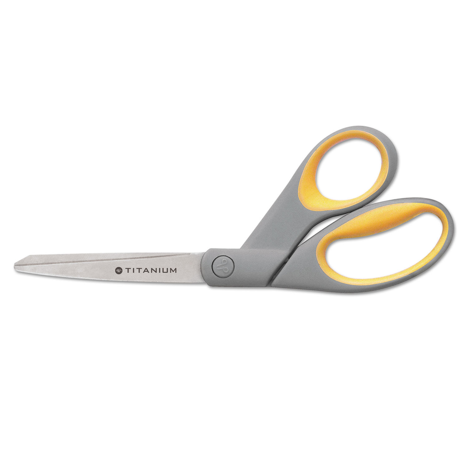 Westcott Titanium Bonded Scissors 8 Pointed GrayYellow Pack Of 2 - Office  Depot