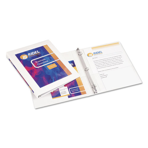 Business Source 39% Recycled D-Ring Presentation Binder