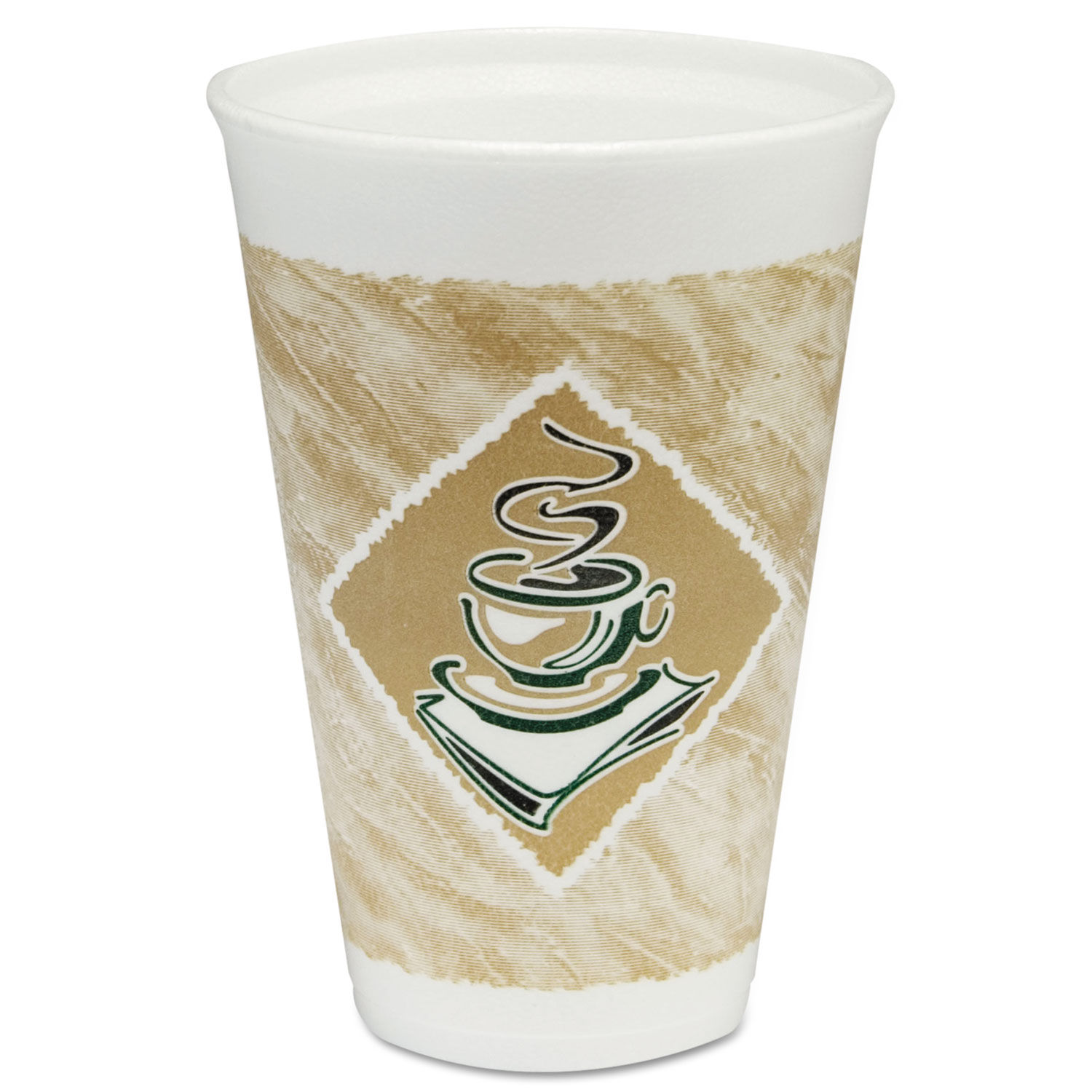 DART Cafe G 20 oz. Brown/Red/White Disposable Foam Cups Hot/Cold Drinks  (500/Carton) DCC20X16G - The Home Depot