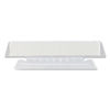 SMD64615 - Poly Index Tabs and Inserts For Hanging File Folders, 1/3-Cut, White/Clear, 3.5" Wide, 25/Pack