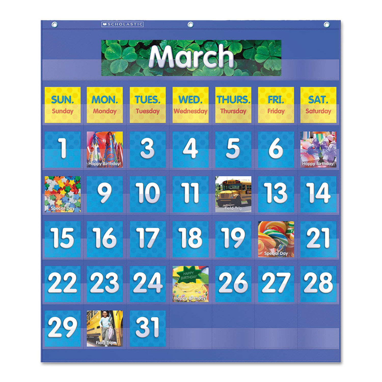 Pocket Chart Calendar For Classroom