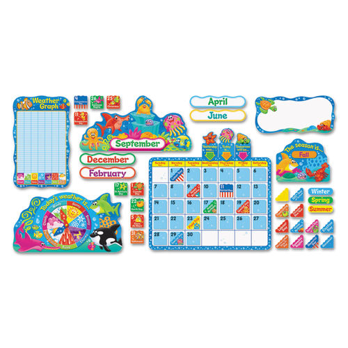 Sea Buddies Calendar Bulletin Board Set by TREND® TEPT8306 ...