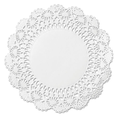 Cambridge Lace Doilies, Round, 10, White, 1,000/Carton