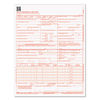 TOP50126RV - CMS-1500 Medicare/Medicaid Forms for Laser Printers, One-Part (No Copies), 8.5 x 11, 500 Forms Total