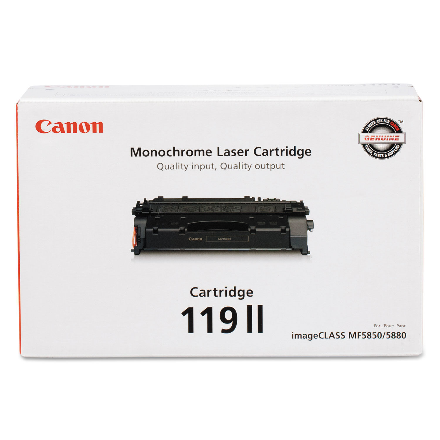 3480B001 (CRG-119 II) High-Yield Toner by Canon® CNM3480B001 |  OnTimeSupplies.com
