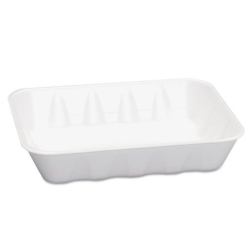 Genpak Supermarket Tray Foam White 500 Trays GNP4DWH