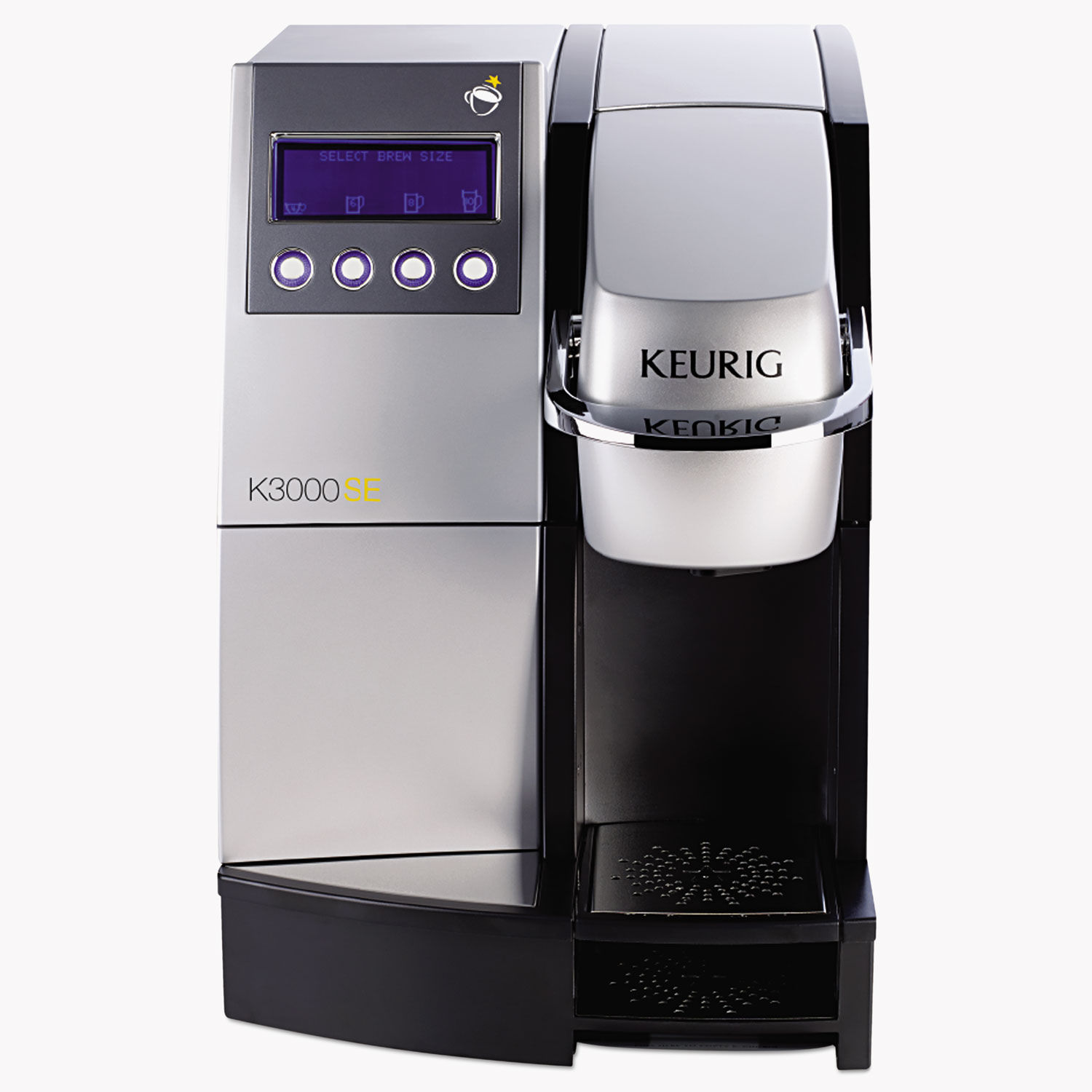 Keurig K3500 Brewer, Single-Cup, Black/Silver