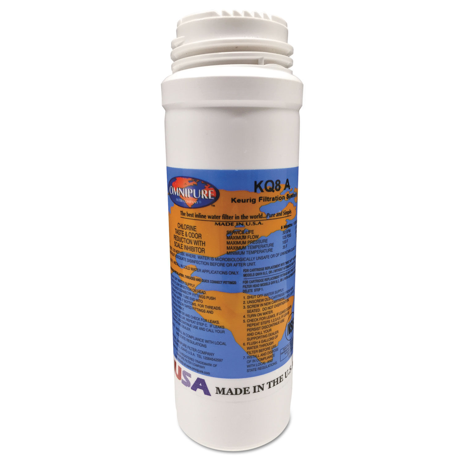 KQ8 Water Filter Cartridge for Keurig Commercial Brewers
