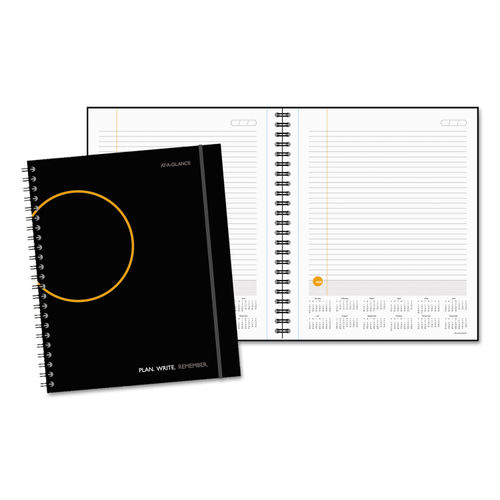 NOTES A5/PERSONAL Gold Edge /white Planner Inserts Refill 