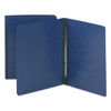 SMD81351 - Prong Fastener Pressboard Report Cover, Two-Piece Prong Fastener, 3" Capacity, 8.5 x 11, Dark Blue/Dark Blue