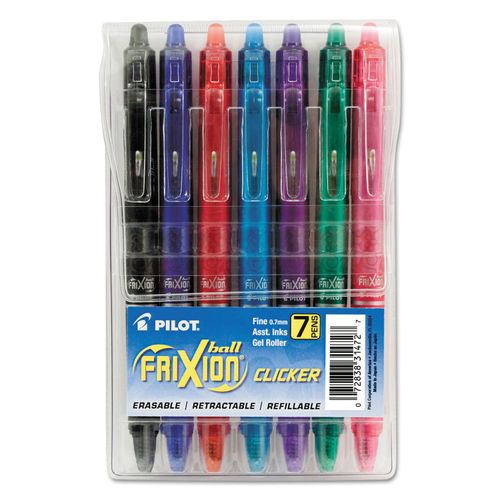 Pilot FriXion Ball Erasable Gel Pen Ink Refill, Fine Tip, Blue Ink, 3/Pack  (77331)